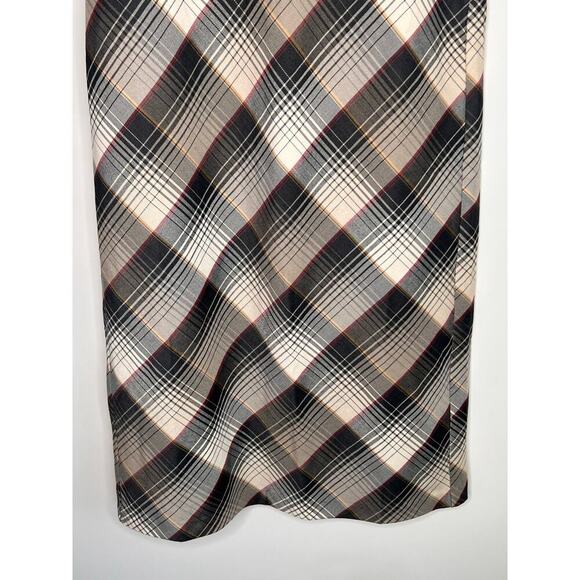 Urban Outfitters Plaid Mini Skirt - Black and Cream - Picture 5 of 10